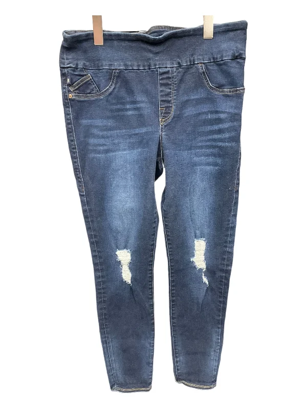 women's faded denim jeansJeans Skinny By Rock And Republic  Size: 14