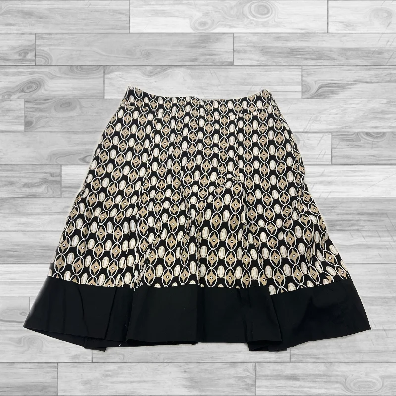 women's handmade casual skirtsSkirt Mini & Short By Ann Taylor In Black & Gold, Size: 4