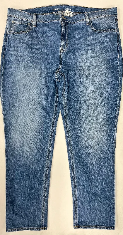 women's high-waisted denim jeansJeans Straight By Old Navy  Size: 18