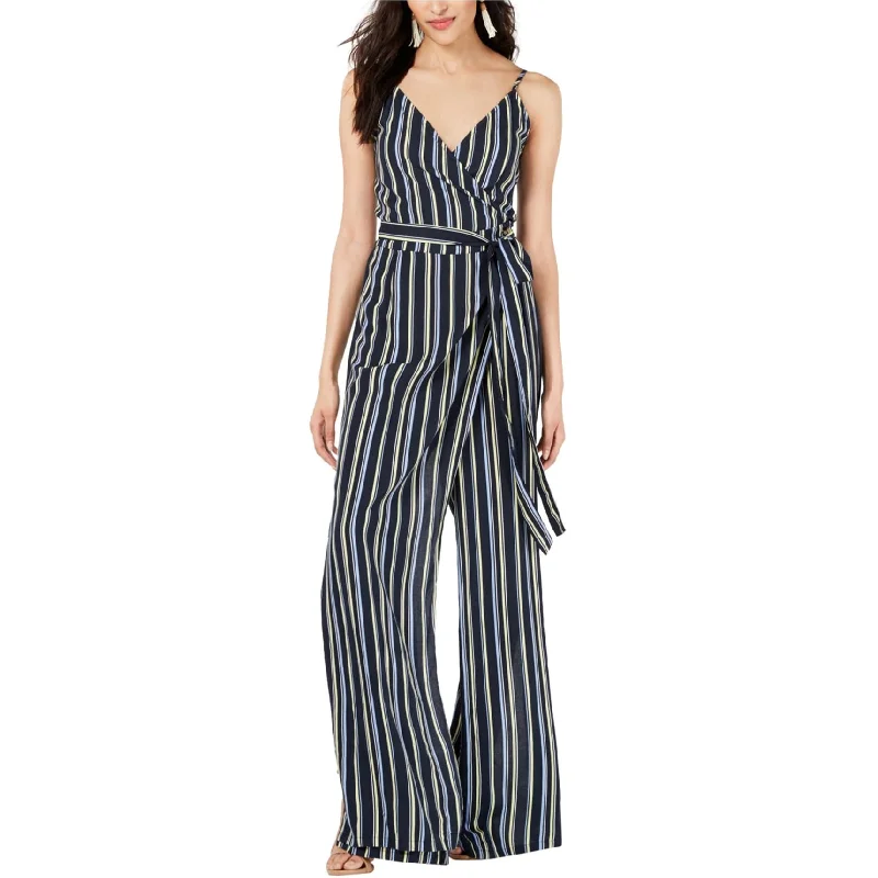 women's jumpsuits with rufflesProject 28 Womens Faux Wrap Jumpsuit