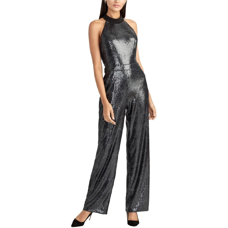 women's casual jumpsuitsRachel Roy Womens Sequin Jumpsuit, Black, 12