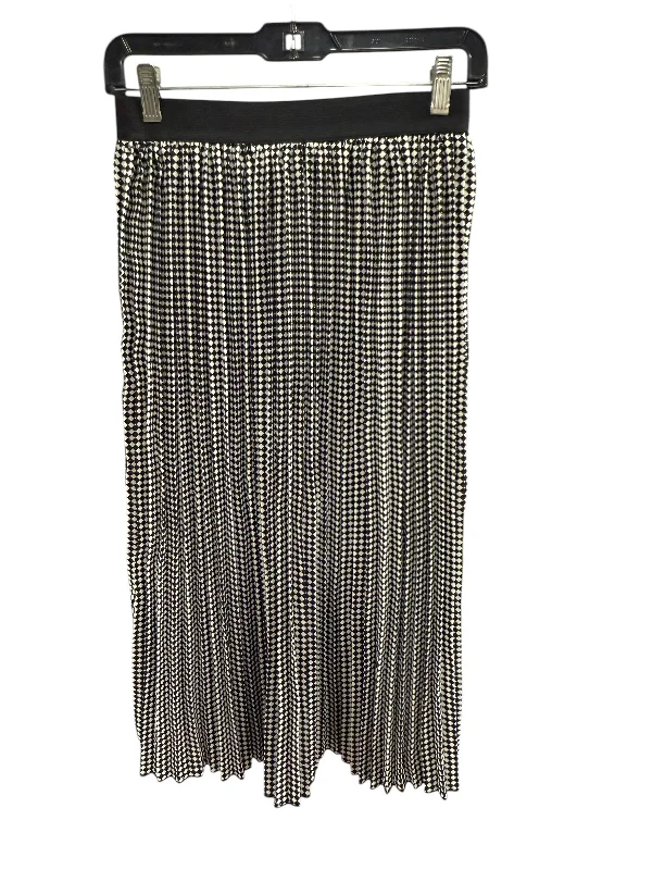 women's fitted skirtsSkirt Midi By Cynthia Rowley In Black & White, Size: S