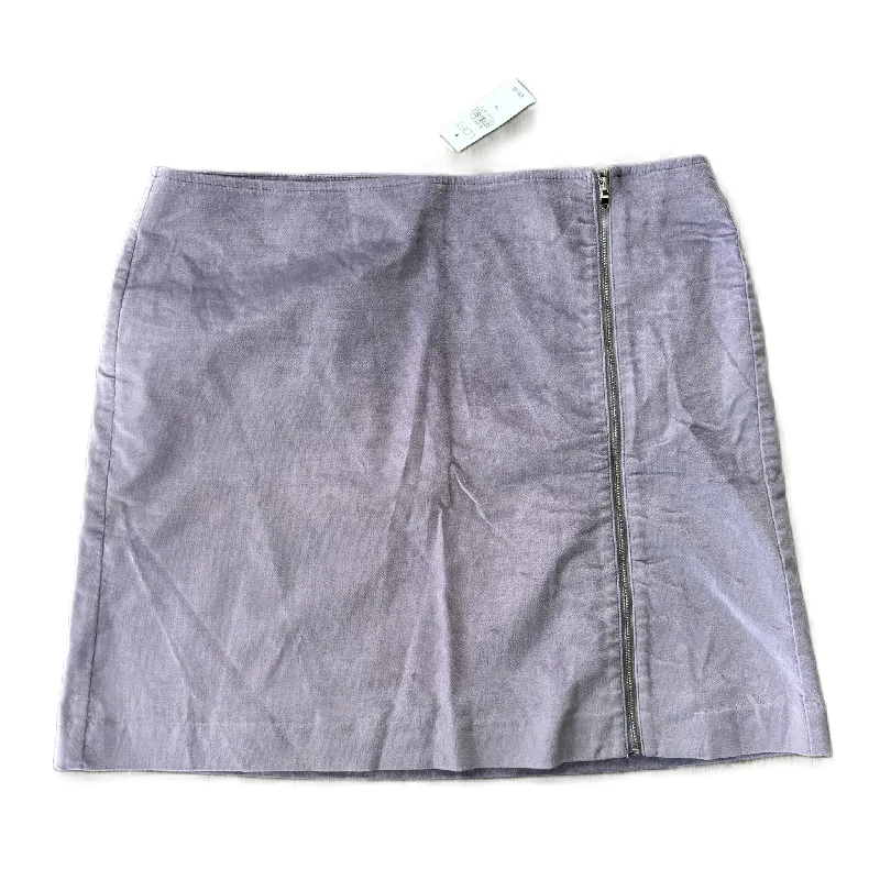 women's lightweight evening skirtsSkirt Mini & Short By Loft In Purple, Size: 14