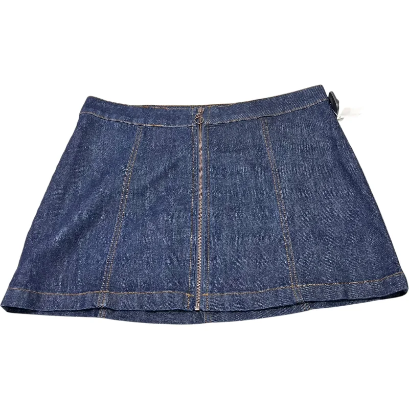 women's velvet mini skirtsSkirt Mini & Short By Altard State In Blue Denim, Size: L