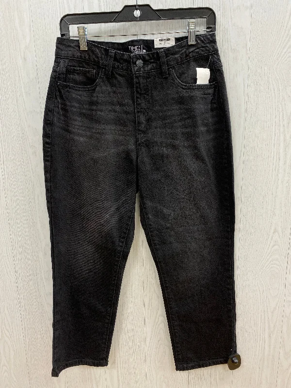 women's grey denim jeansJeans Relaxed/boyfriend By Time And Tru  Size: 10