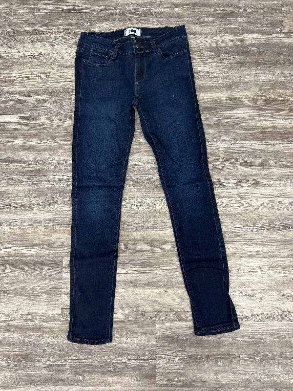 women's denim jeans with rhinestonesJeans Designer By Paige Size: 4