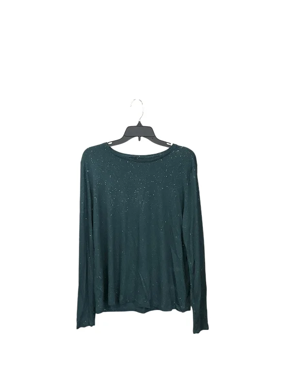 everyday women's long sleeve topsTop Long Sleeve By Clothes Mentor In Green, Size: L