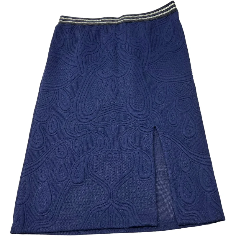 women's stretch skirtsSkirt Midi By Maeve In Navy, Size: M