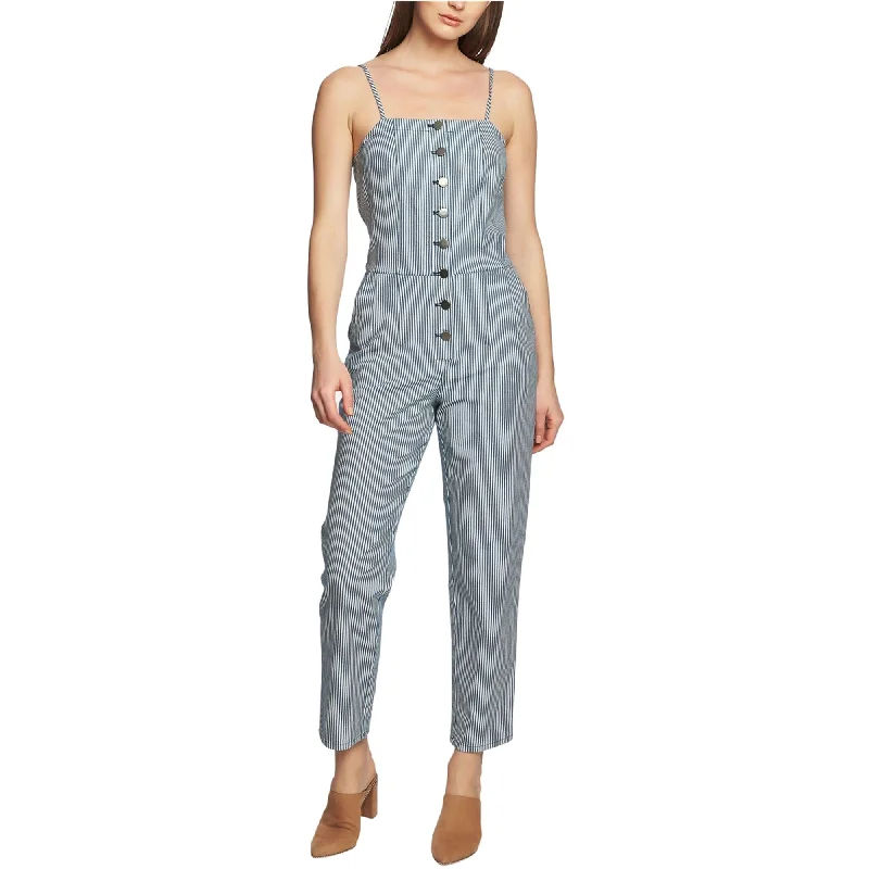 women's boho jumpsuits1.STATE Womens Railroad Stripe Jumpsuit, Blue, 4