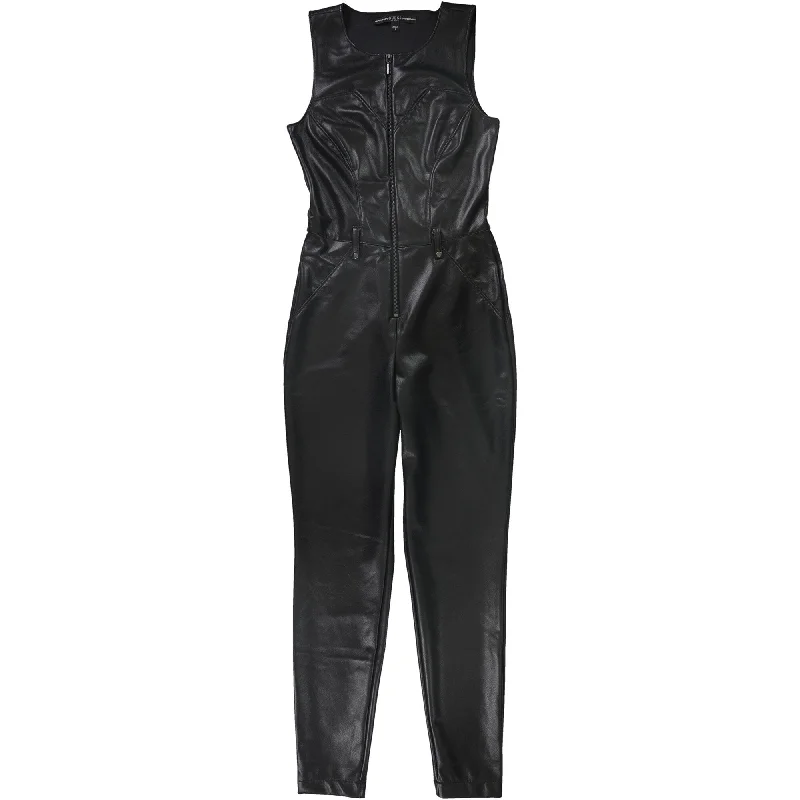 women's jumpsuits for tall womenGUESS Womens Faux Jumpsuit, Black, 0