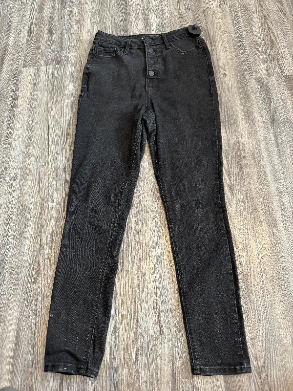 women's denim jeans with leather patchesJeans Skinny By Old Navy O  Size: 8