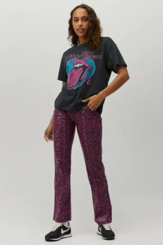 lace women's topsDaydreamer Rolling Stones 78 Ticket Boyfriend Tee