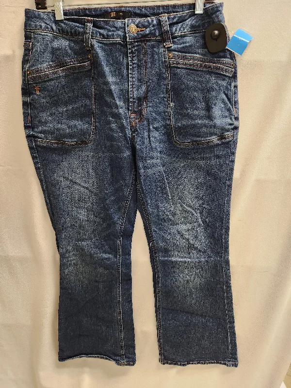 women's denim jeans with frayed edgesJeans Boot Cut By Frye  Size: 6