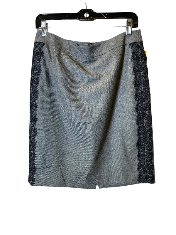 women's mini skirtsSkirt Midi By Loft In Grey, Size: 6