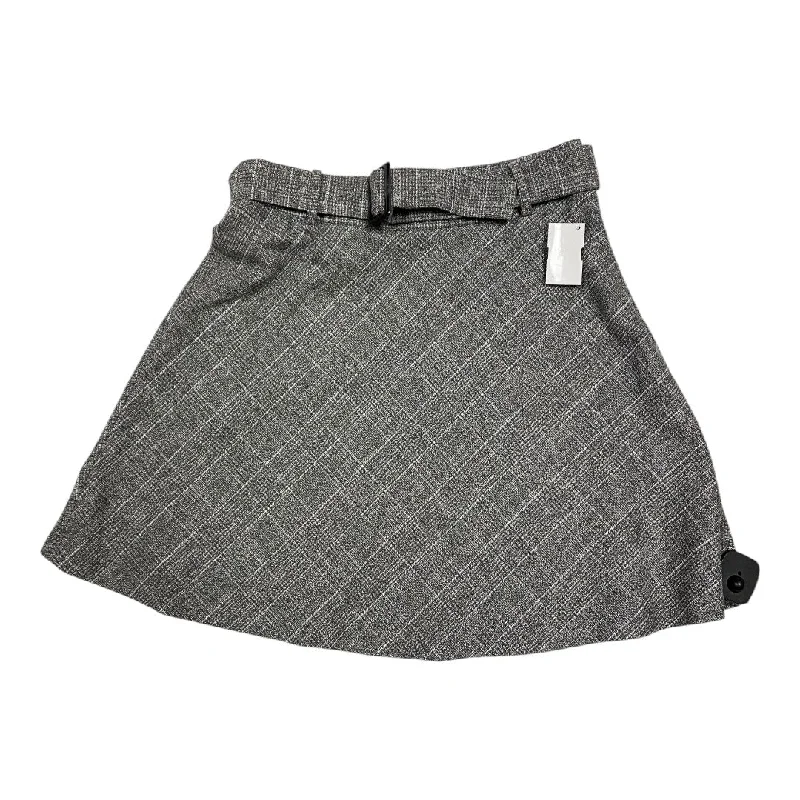 women's checked skirtsSkirt Mini & Short By Loft In Grey, Size: 2