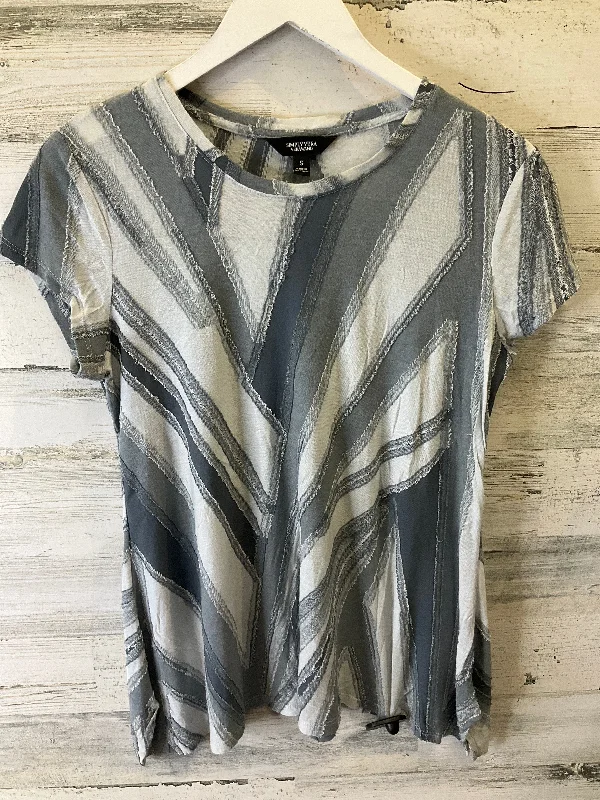 women's T-shirts for travelGrey Top Short Sleeve Simply Vera, Size S