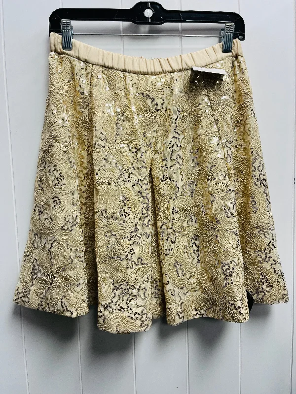 women's retro denim skirtsSkirt Mini & Short By Tracy Reese In Gold, Size: M