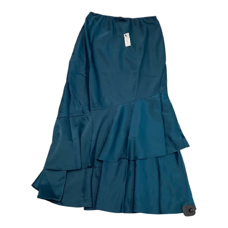 women's velvet skirtsSkirt Maxi By Banana Republic In Teal, Size: S