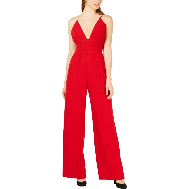 women's jumpsuits for beach outingsLeyden Womens Wide-Leg Jumpsuit