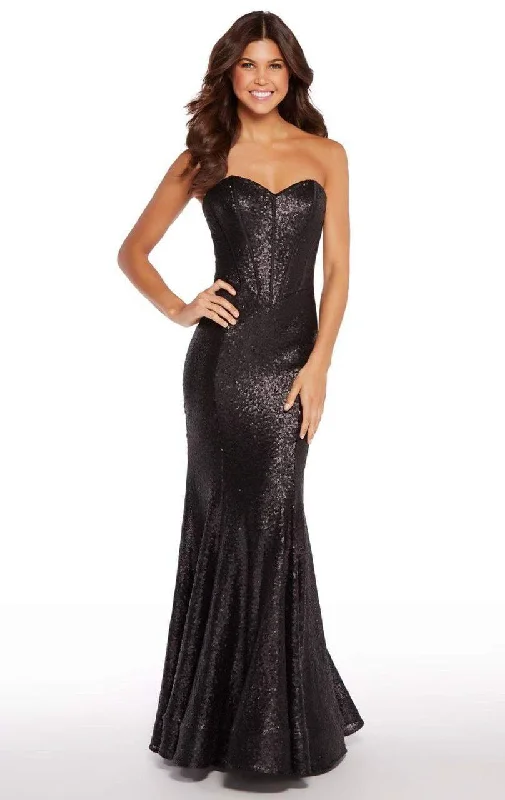 women's neon dressesAlyce Paris - Form Fitting Allover Sequin Evening Gown 600351SC