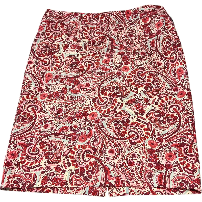 women's crochet skirtsSkirt Mini & Short By Loft In Red, Size: L