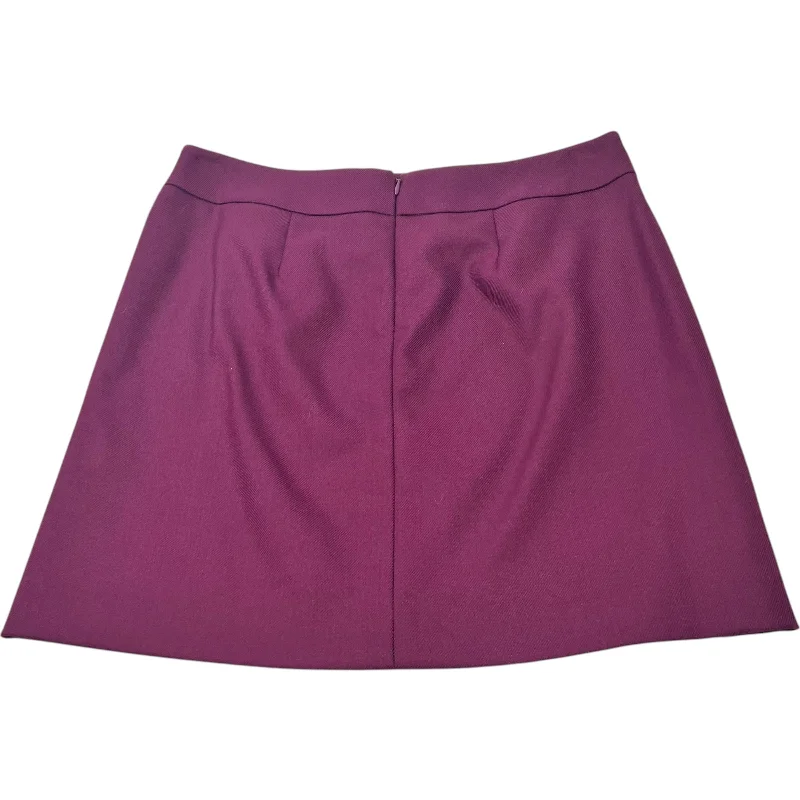 women's work skirtsSkirt Mini & Short By Loft In Purple, Size: Petite   S