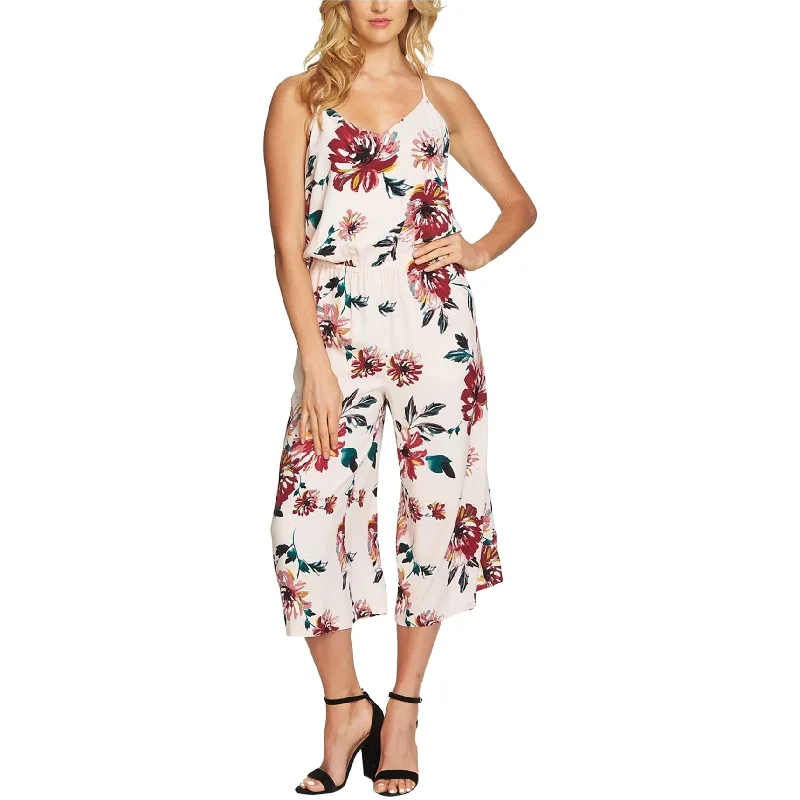 women's jumpsuits with high necks1.State Womens Floral Jumpsuit