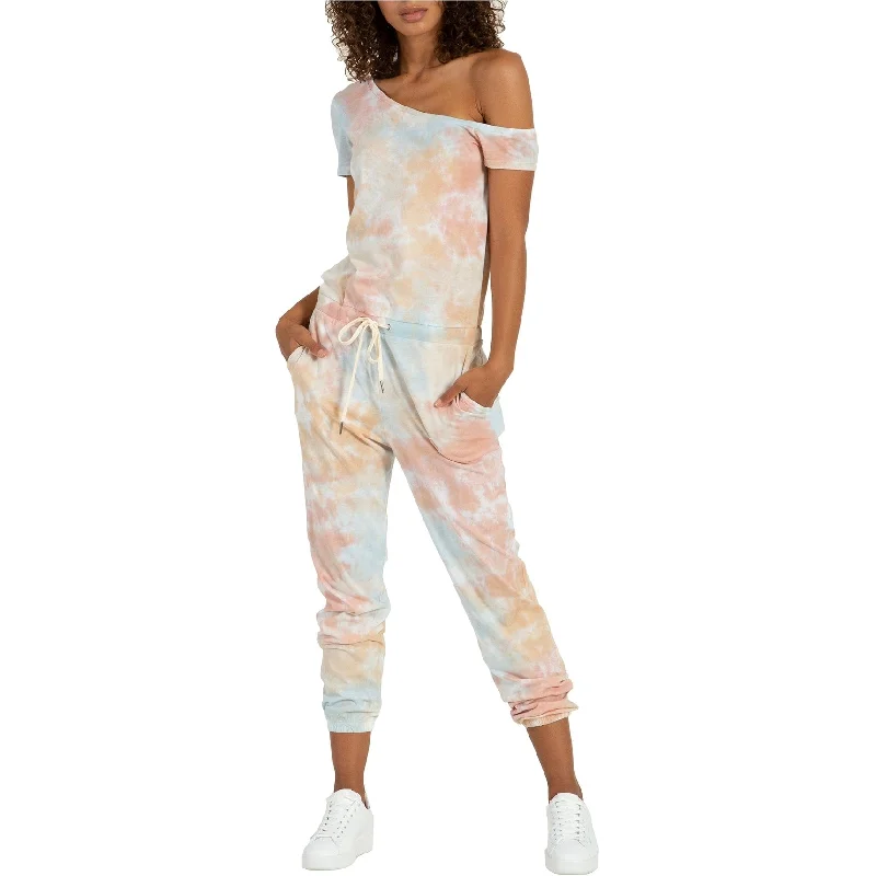 women's ankle-length jumpsuitsN:Philanthropy Womens Queenie Off-The-Shoulder Jumpsuit