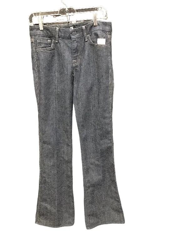 women's denim jeans with cotton blendJeans Flared By 7 For All Mankind  Size: 4