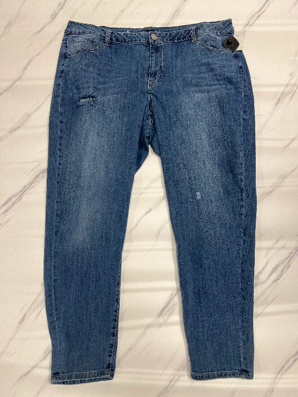 women's denim jeans with zippersJeans By Lane Bryant  Size: 24