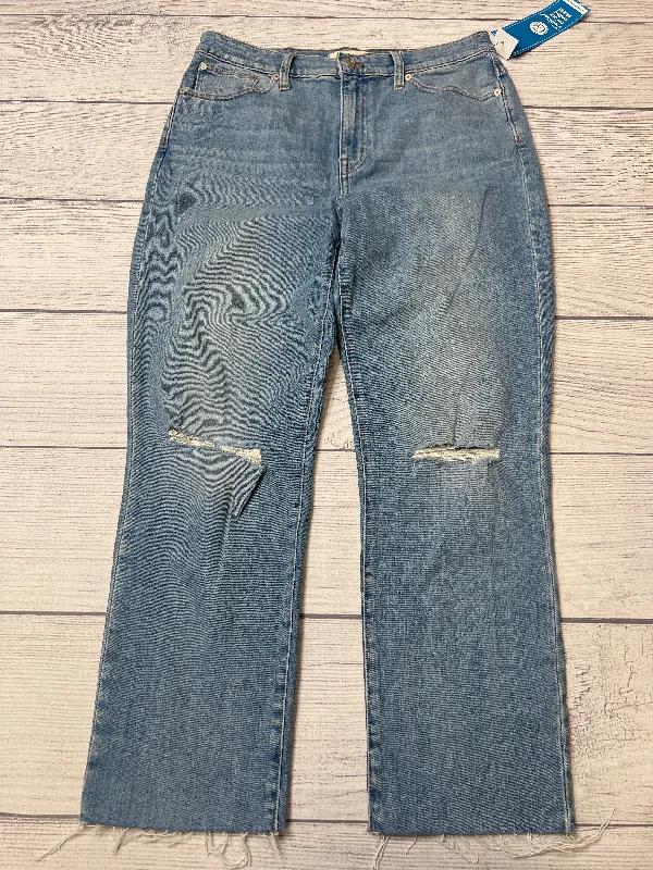 women's denim jeans for casual wearJeans Wide Leg By Madewell  Size: 8