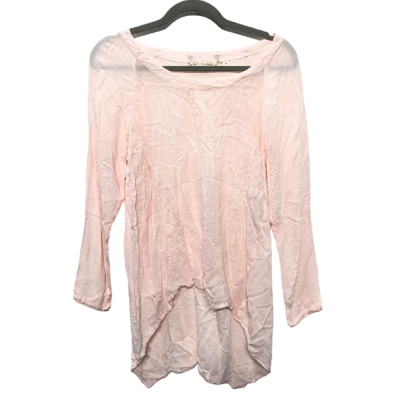 women's long sleeve tops with exclusive collaborationsTunic Long Sleeve By Soft Surroundings In Pink, Size: S