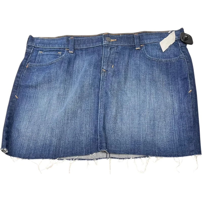 women's silk skirtsSkirt Mini & Short By Old Navy In Blue Denim, Size: L