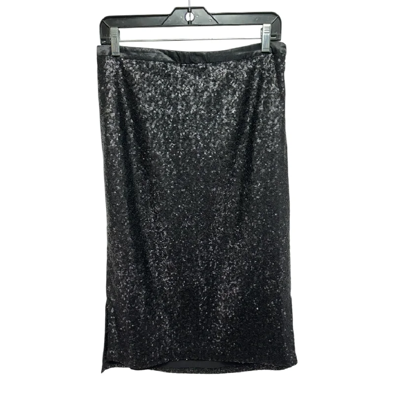 women's adventure-ready evening skirtsSequined Skirt Midi By Limited In Black, Size: 6