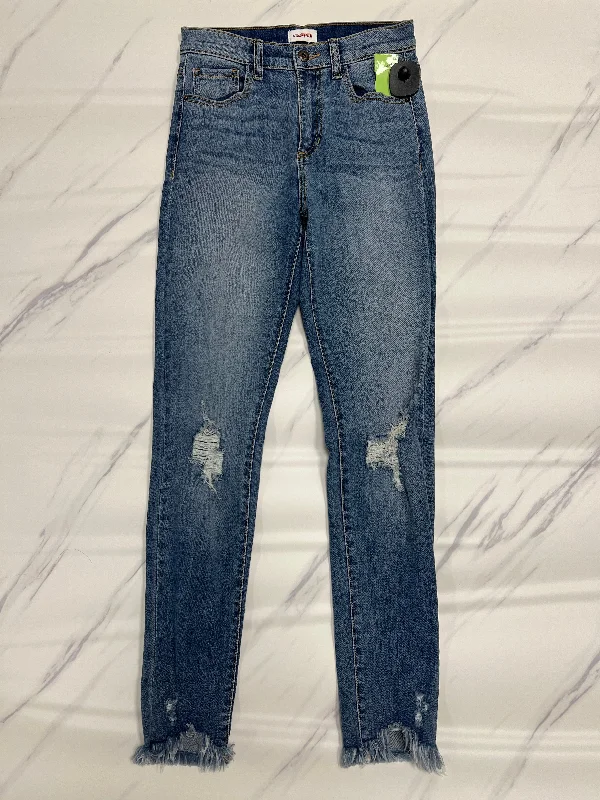 women's distressed denim jeans with holesJeans Skinny By Sneak Peek  Size: 2