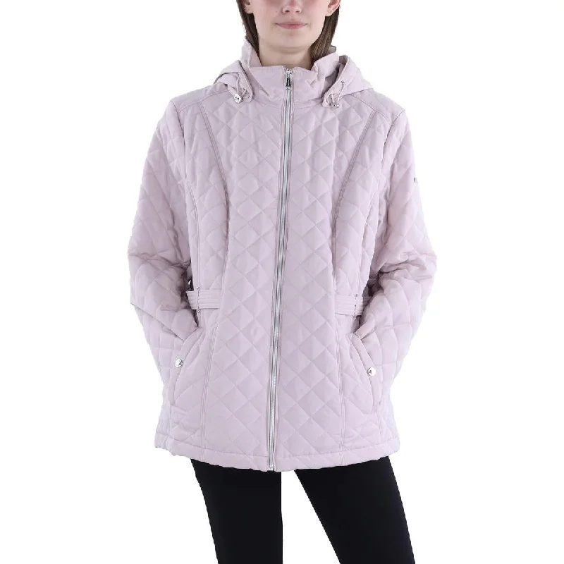 women's coats for glamorous eveningsWomens Hooded Short Quilted Coat