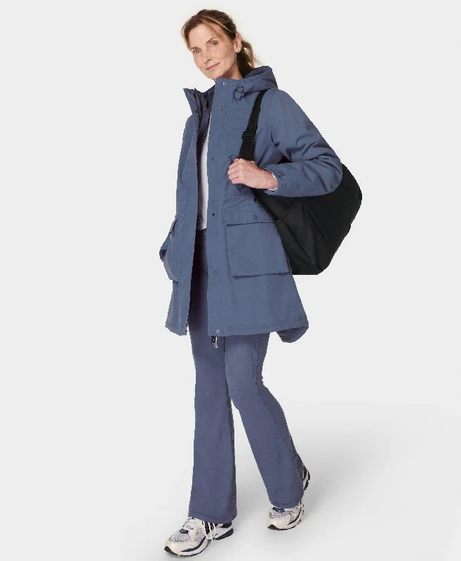 women's coats with belted waistsWinter Stride Sb9545 Endless-Blue