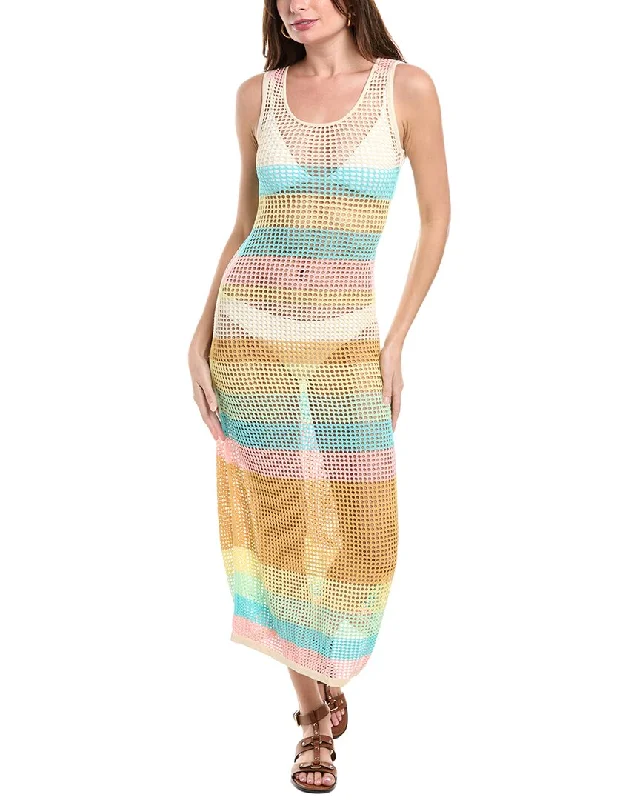 women's curve-hugging dressesPQ Swim Marlo Maxi Dress