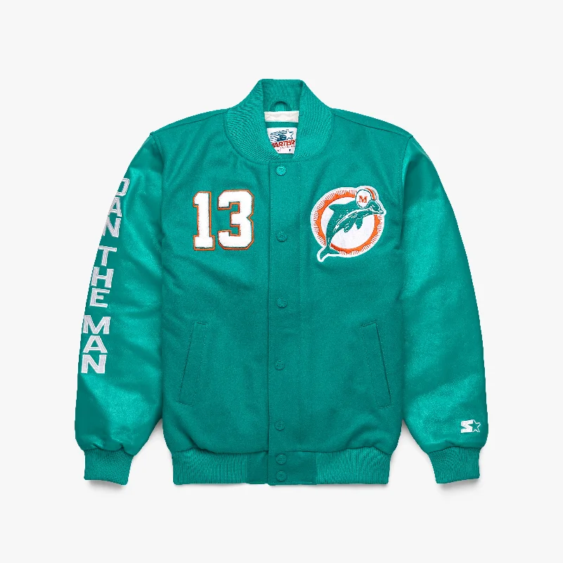 women's coats for winter sports enthusiastsHOMAGE x Starter Dan Marino GOAT Jacket