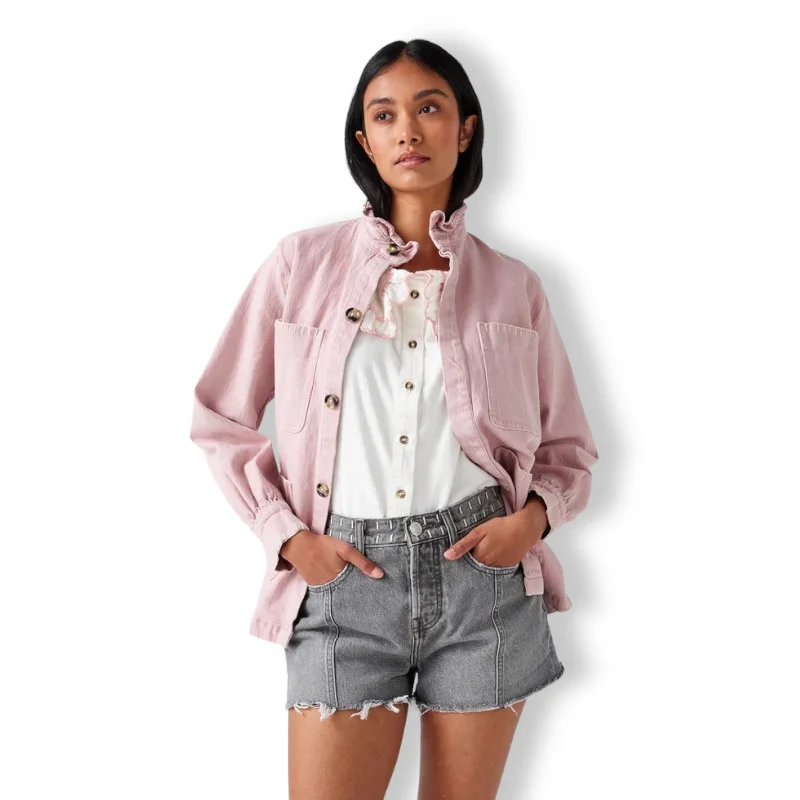 lightweight women's coatsseventy + mochi Pablo Jacket Dusty Rose