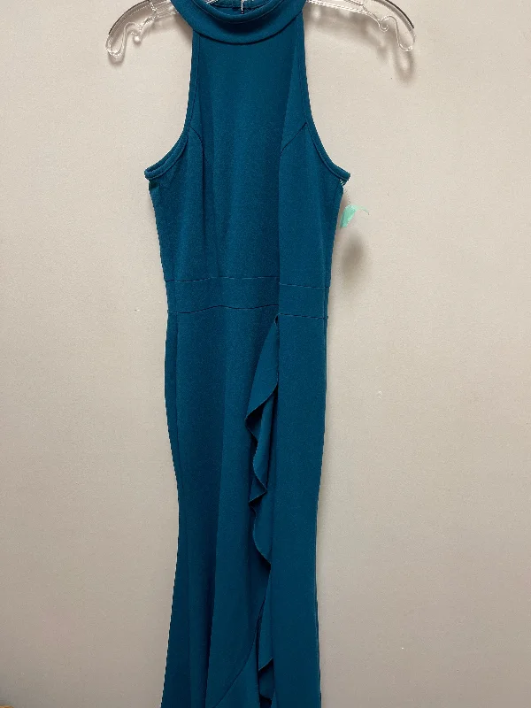 women's tall dressesBlue Dress Casual Maxi Clothes Mentor, Size S