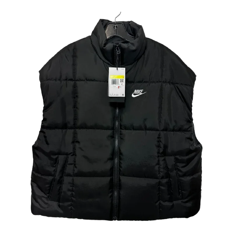 women's coats for day-to-night transitionsVest Puffer & Quilted By Nike Apparel In Black, Size: S