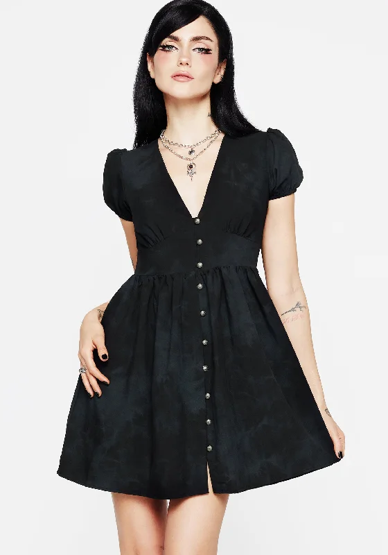 women's bespoke dressesGladys Button Up Mini Dress