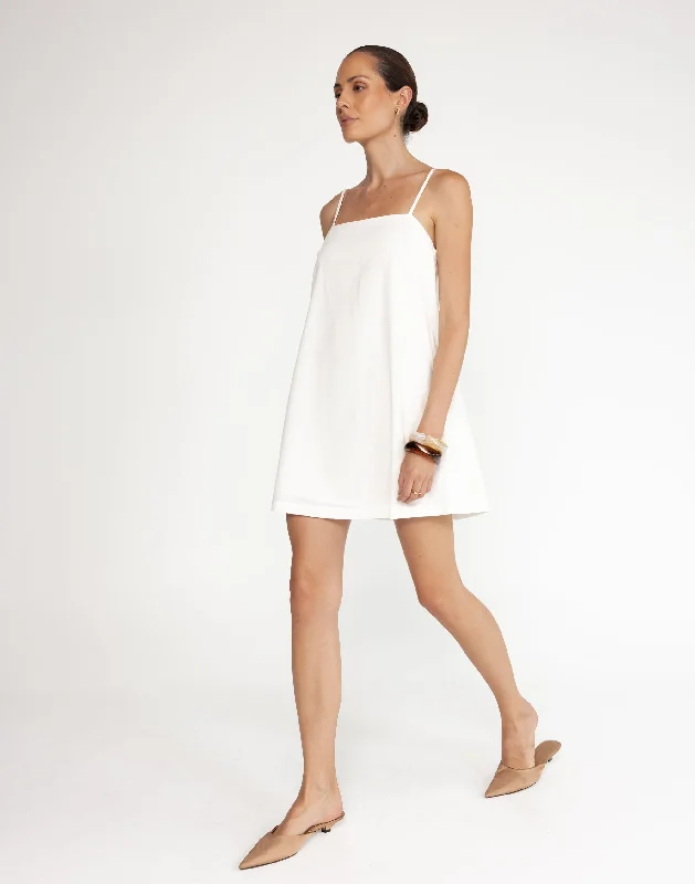 women's chiffon dressesValerie Mini Dress (White)