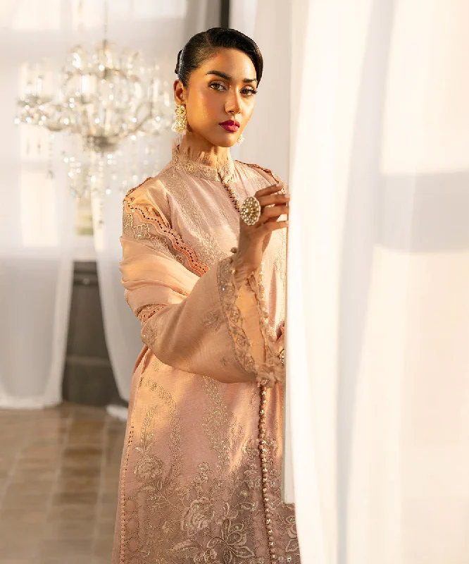 3 Piece - Embroidered Silk Suit