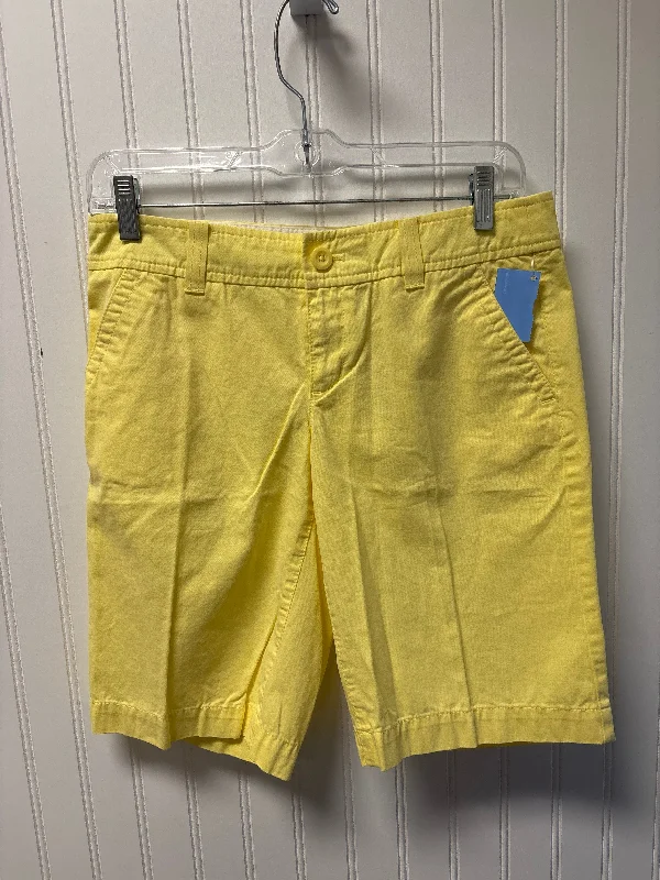 women's high-slung shortsShorts Designer By Lilly Pulitzer In Yellow, Size: 2