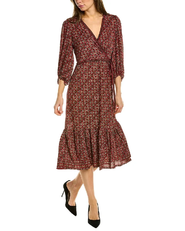 women's designer dressesMax Studio Wrap Midi Dress