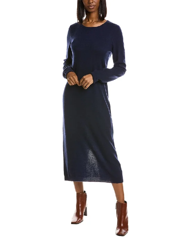 women's stylish dressesphilosophy Bateau Neck Cashmere Midi Dress