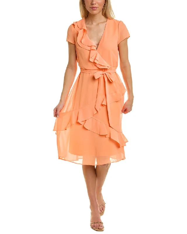 women's beach dressesMAISON TARA Ruffle Midi Dress