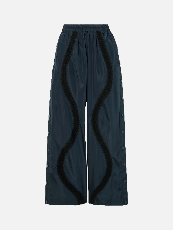 Averie Windbreaker Track Pants in Navy